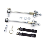 Front disconnect sway bar links kit Zone Lift 0-2"