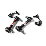 Front disconnect sway bar links with retention brackets JKS Lift 0-2"
