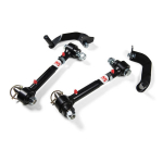 Front disconnect sway bar links with retention brackets JKS Lift 2,5-6"