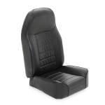 Front seat standard bucket Black Vinyl Smittybilt