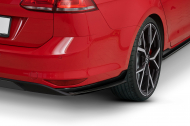 Spoilery pod zadní nárazník - boční splittery - CSR - VW Golf 7 Variant - Černá struktura