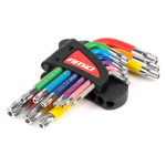 Imbusové TORX klíče z S2 oceli 9ks AMiO-04300