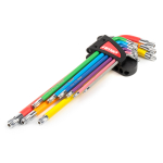 Imbusové TORX klíče z S2 oceli 9ks AMiO-04301