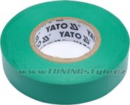 Izolační páska elektrikářská PVC 15mm / 20m zelená