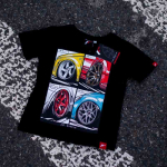 JR Junior T-Shirt MIX Black Size 116