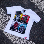 JR Junior T-Shirt MIX White Size 122/128