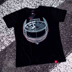 JR Men's T-Shirt JR-11 Laurel Black Size M