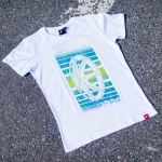 JR Men's T-Shirt JR-20 Face White Size M