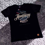 JR Men's T-Shirt Rolling Black Size S