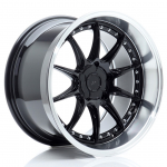 JR Wheels JR41 18x10,5 ET15-25 5H BLANK Glossy Black w/Machined Lip