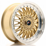 JR Wheels JR9 18x8 ET35 5x100/120 Gold w/Machined Lip