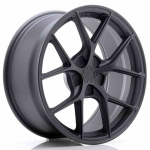 JR Wheels SL01 18x8 ET35-40 5H BLANK Matt Gun Metal