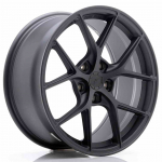 JR Wheels SL01 18x8 ET40 5x100 Matt Gun Metal