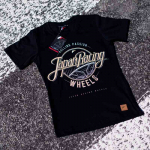 JR Women's T-Shirt Rolling Black Size XS