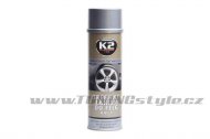 K2 SILVER LACQUER FOR WHEELS RALLY 500 ml - stříbrný lak na kola