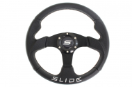 Sportovní volant SLIDE 320mm koženka, černá