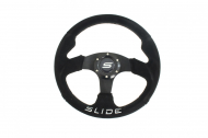Sportovní volant SLIDE 320mm semiš, černý