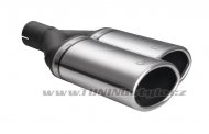 Koncovka výfuku dvojitá pravá ULTER SPORT 220x80mm