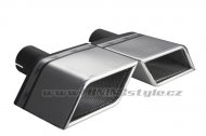Koncovka výfuku jednoduchá levá ULTER SPORT 175x70mm