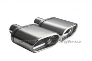 Koncovka výfuku jednoduchá pravá ULTER SPORT 145x75mm