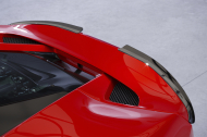 Křídlo, spoiler zadní CSR pro Ferrari F8 Tributo / Spider - černý matný
