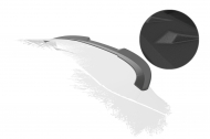 Křídlo, spoiler zadní CSR pro Opel Mokka B - černá struktura