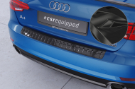 Plastová ochranná lišta zadního nárazníku CSR pro Audi A4 B9 (Typ 8W) 2015- černá lesklá 