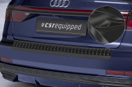 Plastová ochranná lišta zadního nárazníku CSR pro Audi A8 (D5) - černá lesklá