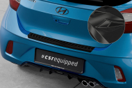 Plastová ochranná lišta zadního nárazníku CSR pro Hyundai I10 (3. Gen) černá lesklá