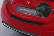 Plastová ochranná lišta zadního nárazníku CSR pro Mercedes-Benz C-Klasse (W206) - černá lesklá