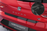 Plastová ochranná lišta zadního nárazníku CSR pro Seat Leon 3 (Typ 5F) - černá lesklá