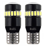 LED CANBUS 18SMD 3014 +  1SMD T10 W5W White 12V/24V