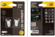 LED žárovka HELLA W5W WHITE 4000K 12V (2ks)