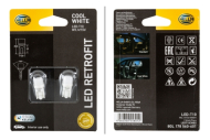 LED žárovka HELLA W5W WHITE 5000K 12V (2ks)
