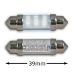 LED žárovka Sufit bílá 39mm 6 LED