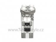 LED žárovka T10 poziční 8 SMD LED bílá