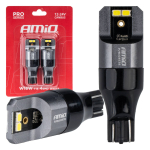 LED žárovky CANBUS PRO T15 W16W 4x2016 SMD bílé 12V 24V AMIO-03578 2ks