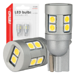 LED žárovky CANBUS T10 W5W 12 SMD 3030 White 12V 24V AMIO-04243