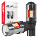 LED žárovky CANBUS T10 W5W 9 SMD 3030 White 12V 24V 36V 48V AMIO-04244