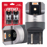 LED žárovky FULL CANBUS PRO W21/5W 2x1860 SMD červené 12V 24V AMIO-03602 2ks