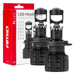 LED žárovky hlavního svícení PL Lens Série H4 AMiO-03667