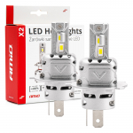 LED žárovky do hlavních světel X2 Series H4 AMiO, 2ks