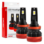LED žárovky do hlavních světel X3 Series H8/H9/H11 AMiO, 2ks