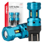 LED žiarovky CANBUS T20 7443 W21/5W 4SMD 1860 bílá 12V 24V AMIO-04255