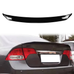 Spoiler, křídlo Honda Civic VIII FD FA černý lesklý plast 