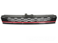 Maska bez znaku pro VW GOLF VII  2017-2019 GTi style - černá lesklá