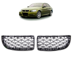 Maska - ledvinky BMW 3 E90 / E91 2005-2008 - diamond černé lesklé