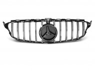 Maska Mercedes-Benz C W205 14-18 chrom černá GT-R look