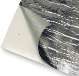 Termoizolační rohož DEI - Aluminiowa- 90x120cm Samolepící