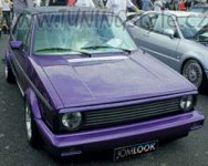 Mračící lišta VW GOLF 1 2-oko